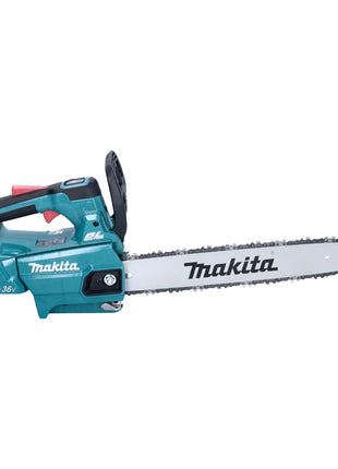 Makita DUC 406 RGB Akku Kettensäge 36 V ( 2x 18 V ) 40 cm Brushless + 2x Akku 6,0 Ah + Ladegerät