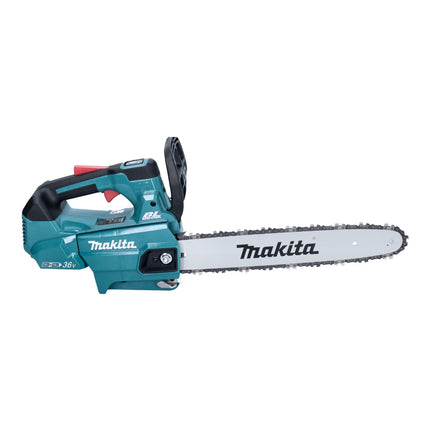 Motosierra a batería Makita DUC 356 RTB 36 V (2x 18 V) 35 cm sin escobillas + 2x batería 5,0 Ah + cargador