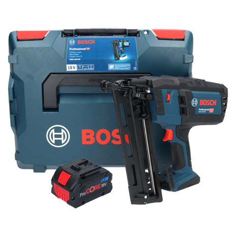 Bosch GNH 18V-64 Akku Nagler 18 V 64 mm 1,6 mm + 1x ProCORE Akku 8,0 Ah + L-Boxx - ohne Ladegerät