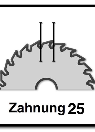 Makita CCM13625E SPECIALIZED EFFICUT Sägeblatt 4 Stk. ( 4x E-12120 ) 136 x 1,4 x 20 mm 25 Zähne für Holz