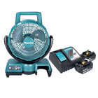 Makita DCF203F1 Cordless Fan 14.4V - 18V + 2x Batteries 3.0 Ah + Charger