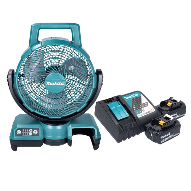 Makita DCF203F1 Cordless Fan 14.4V - 18V + 2x Batteries 3.0 Ah + Charger