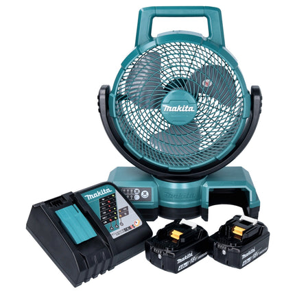 Ventilatore a batteria Makita DCF 203 RM 14,4 V - 18 V + 2x batteria 4,0 Ah + caricabatterie