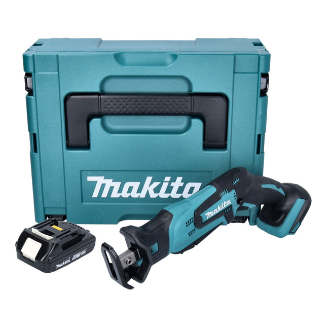 Sierra de sable sin cable Makita DJR 185 A1J 18 V + 1x batería 2,0 Ah + Makpac - sin cargador