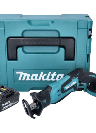 Batería Makita DJR 185 M1J Sierra de sable alternativa 18 V + 1x batería 4,0 Ah + Makpac - sin cargador