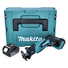 Batería Makita DJR 185 M1J Sierra de sable alternativa 18 V + 1x batería 4,0 Ah + Makpac - sin cargador