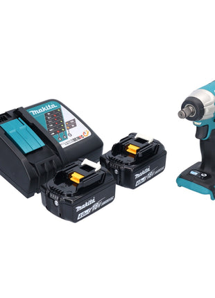 Makita DTW 181 RM clé à chocs sans fil 18 V 210 Nm 1/2" sans balai + 2x batteries 4,0 Ah + chargeur