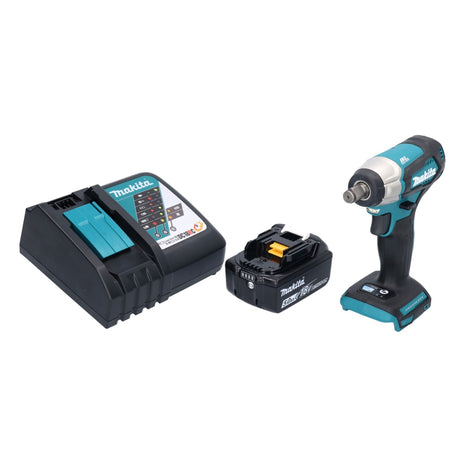 Makita DTW 181 RT1 clé à chocs sans fil 18 V 210 Nm 1/2" sans balai + 1x batterie 5,0 Ah + chargeur