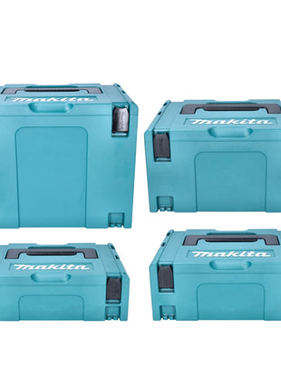 Makita Makpac Set Gr. 1 + 2 + 3 + 4 Transportbox und Werkzeugkiste