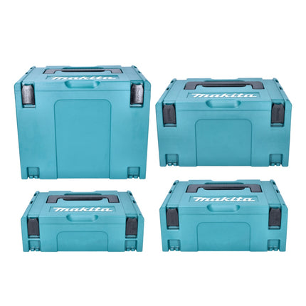 Makita Makpac set tamaño 1 + 2 + 3 + 4 caja de transporte y caja de herramientas