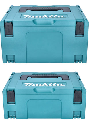 Makita Makpac Set Gr. 1 + 2 + 3 + 4 Transportbox und Werkzeugkiste