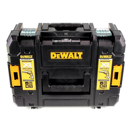 DeWalt DCF 620 P2K cordless drywall screwdriver 18 V 30 Nm brushless + 2x rechargeable battery 5.0 Ah + charger + magazine attachment + TSTAK