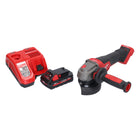 Milwaukee M18 FSAGV115XPDB-301 Meuleuse d'angle sans fil 115 mm 18V Brushless + 1x Batterie 3,0 Ah + Chargeur