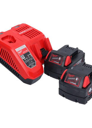 Milwaukee M18 FSAGV115XPDB-402 Akumulatorowa szlifierka kątowa 18 V 115 mm bezszczotkowa + 2x akumulator 4,0 Ah + ładowarka