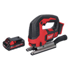 Scie sauteuse à batterie Milwaukee M18 BJS-301 18 V + 1x batterie 3,0 Ah - sans chargeur