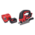 Milwaukee M18 BJS-401 Cordless Jigsaw 18V + 1x Battery 4.0 Ah + Charger