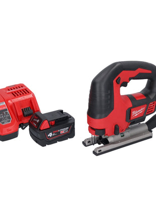 Scie sauteuse à batterie Milwaukee M18 BJS-401 18 V + 1x batterie 4,0 Ah + chargeur