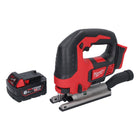 Milwaukee M18 BJS-601 Akku Stichsäge 18 V + 1x Akku 6,0 Ah - ohne Ladegerät