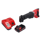 Milwaukee M18 BSX-302 Cordless Sabre Saw 18V + 2x Batteries 3.0 Ah + Charger