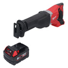 Sierra de sable sin cable Milwaukee M18 BSX-501 18 V + 1x batería 5.0 Ah - sin cargador