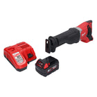 Milwaukee M18 BSX-601 Akku Recipro Säbelsäge 18 V + 1x Akku 6,0 Ah + Ladegerät