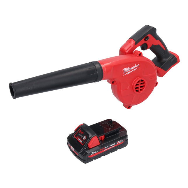 Soplador sin cable Milwaukee M18 BBL-301 18 V + 1x batería recargable 3,0 Ah - sin cargador