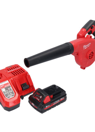 Souffleur à batterie Milwaukee M18 BBL-301 18 V + 1x batterie 3,0 Ah + chargeur