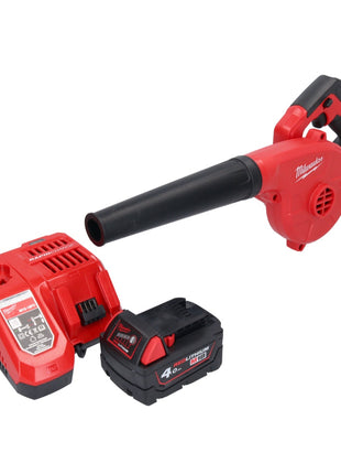 Milwaukee M18 BBL-401 Akku Gebläse 18 V + 1x Akku 4,0 Ah + Ladegerät