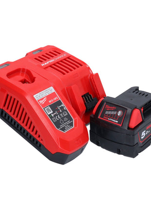 Soplador a batería Milwaukee M18 BBL-501 18 V + 1x batería 5,0 Ah + cargador