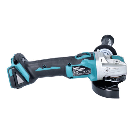 Makita DGA 521 F1X1 cordless angle grinder 18 V 125 mm X-LOCK Brushless + 1x rechargeable battery 3.0 Ah - without charger