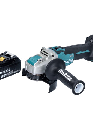 Makita DGA 521 M1X1 Akku Winkelschleifer 18 V 125 mm X-LOCK Brushless + 1x Akku 4,0 Ah - ohne Ladegerät