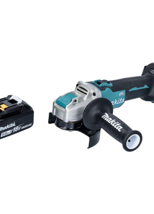 Amoladora angular a batería Makita DGA 521 T1X1 18 V 125 mm X-LOCK sin escobillas + 1x batería 5,0 Ah - sin cargador