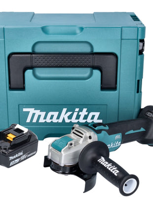 Makita DGA 521 F1X1J Akku Winkelschleifer 18 V 125 mm X-LOCK Brushless + 1x Akku 3,0 Ah + Makpac - ohne Ladegerät