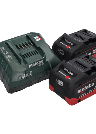 Metabo BS 18 LT BL Perceuse-visseuse sans fil 18 V 75 Nm brushless + 2x Batterie 5,5 Ah + Chargeur + metaBOX