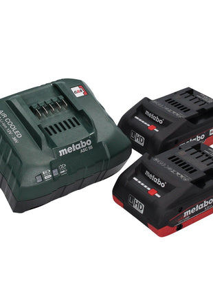 Metabo KH 18 LTX BL 24 Q marteau combiné à batterie 18 V 2,2 J + 2x batteries 4,0 Ah + chargeur + métaBOX (601714800)