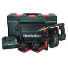 Metabo KH 18 LTX BL 24 Q cordless combihammer 18 V 2.2 J + 2x rechargeable battery 5.5 Ah + charger + metaBOX ( 601714660 )