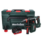 Metabo KH 18 LTX BL 24 Q Martillo combinado sin cable 18 V 2,2 J + 1x batería 8,0 Ah + metaBOX - sin cargador