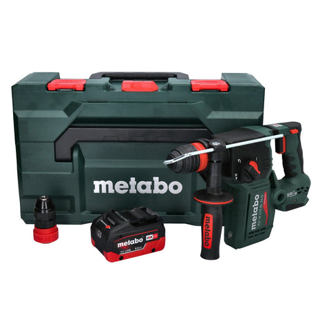 Metabo KH 18 LTX BL 24 Q martillo combinado a batería 18 V 2,2 J + 1x batería 8,0 Ah + metaBOX - sin cargador