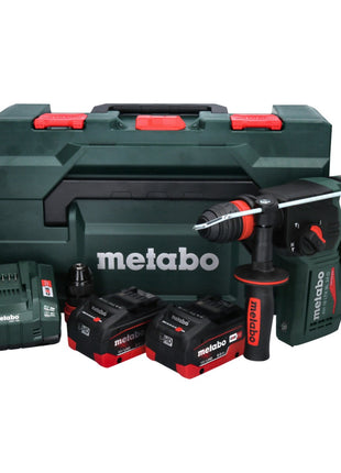 Metabo KH 18 LTX BL 24 Q Akku Kombihammer 18 V 2,2 J + 2x Akku 8,0 Ah + Ladegerät + metaBOX