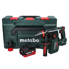 Metabo KH 18 LTX BL 24 Q Akku Kombihammer 18 V 2,2 J + 1x Akku 10,0 Ah + metaBOX - ohne Ladegerät