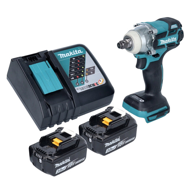 Makita DTW285RF Makita DTW285F1 Cordless Hammer Drill 280Nm 18V 1/2" Brushless + 2x Batteries 3.0Ah + Charger