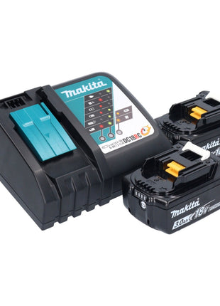 Makita DTW 285 RF Atornillador de impacto inalámbrico 18 V 280 Nm 1/2" sin escobillas + 2x baterías 3,0 Ah + cargador