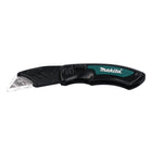 Makita P-90582 Klappmesser blau schwarz mit Schnellwechselmechanismus und Verriegelung - Toolbrothers