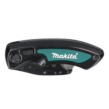 Makita P-90582 Klappmesser blau schwarz mit Schnellwechselmechanismus und Verriegelung - Toolbrothers