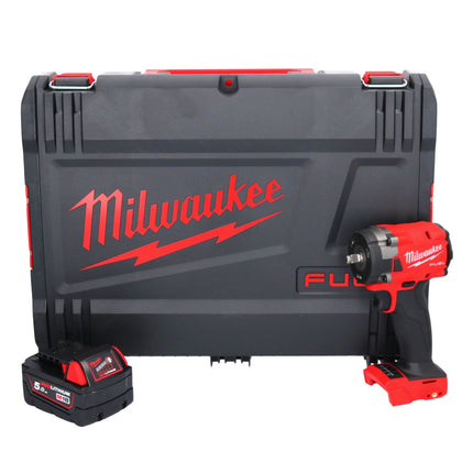 Milwaukee M18 FIW2F38-501X Akku Schlagschrauber 18 V 339 Nm 3/8 " Brushless + 1x Akku 5,0 Ah + HD Box - ohne Ladegerät