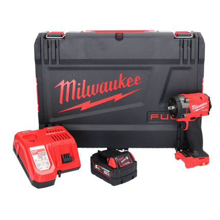 Milwaukee M18 FIW2F38-501X Akku Schlagschrauber 18 V 339 Nm 3/8 " Brushless + 1x Akku 5,0 Ah + Ladegerät + HD Box