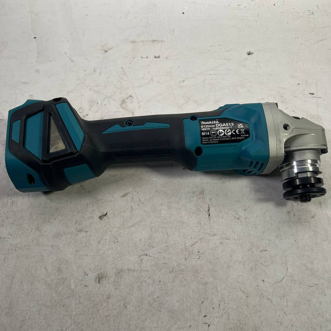 Makita DGA 513 Z Akku Winkelschleifer 18V 125mm Brushless Solo ohne Akku ohne Ladegeraet Gebraucht 1 - toolbrothers