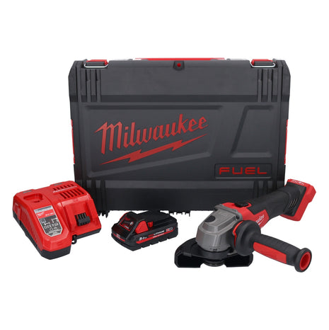 Milwaukee M18 FSAG125X-301X Akku Winkelschleifer 18 V 125 mm Brushless + 1x Akku 3,0 Ah + Ladegerät + HD Box