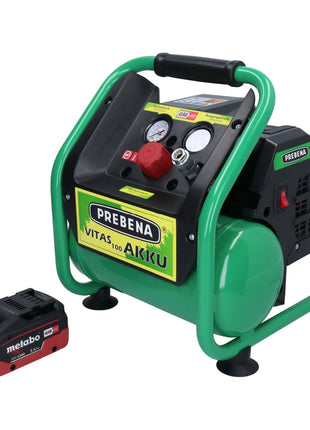 Prebena VITAS 100-AKKU Kompressor 18 V 5 l 8 bar CAS Brushless + 1x Akku 5,5 Ah - ohne Ladegerät - Toolbrothers