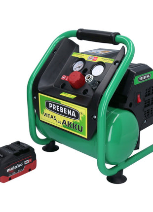 Prebena VITAS 100-AKKU Kompressor 18 V 5 l 8 bar CAS Brushless + 1x Akku 8,0 Ah - ohne Ladegerät - Toolbrothers